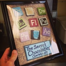 Adobe chocolates framed for sending. Cute project! Adobe chocolates framed for sending. Cute project as always.