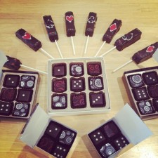 Casino themed party! Brownie pop center pieces and truf Casino themed party! Brownie pop center pieces and truffle prizes!