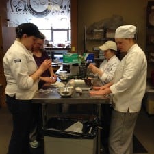 Chocolate rose making team. Let the valentines prep beg Chocolate rose making team. Let the prep begin!