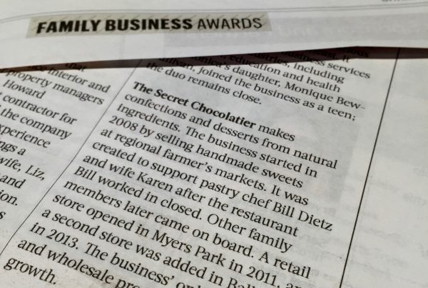 The Secret Chocolatier - Family Business Awards