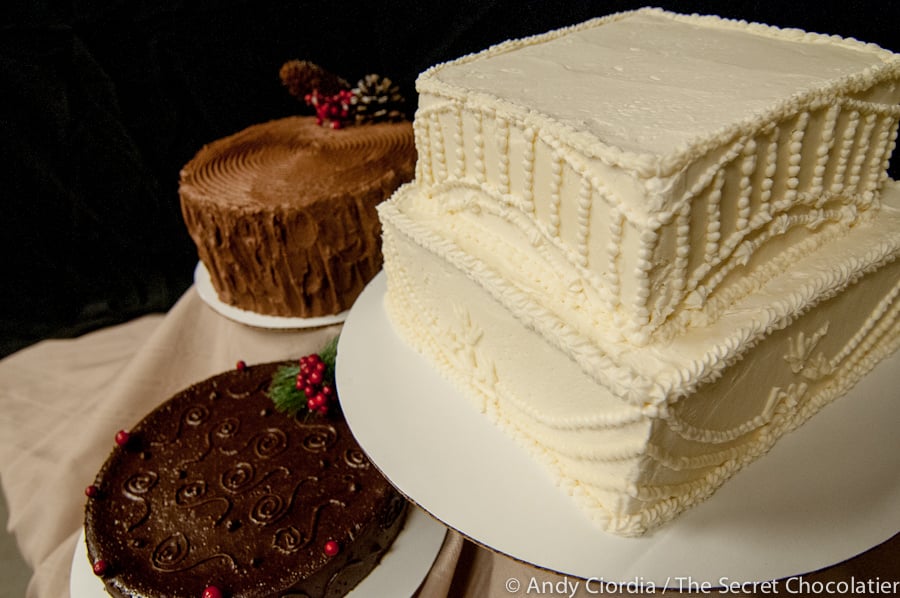 Three Wedding Cakes