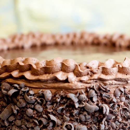 Pool of Chocolate Fudge on The Secret Chocolatier's Seven Deadly Sins Chocolate Cake