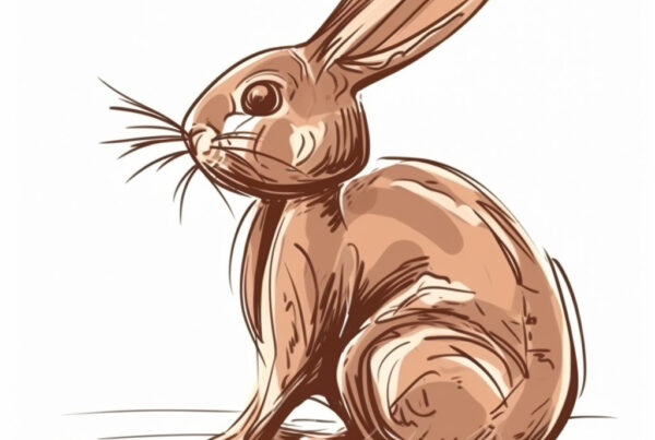 Chocolate Bunny Sketch